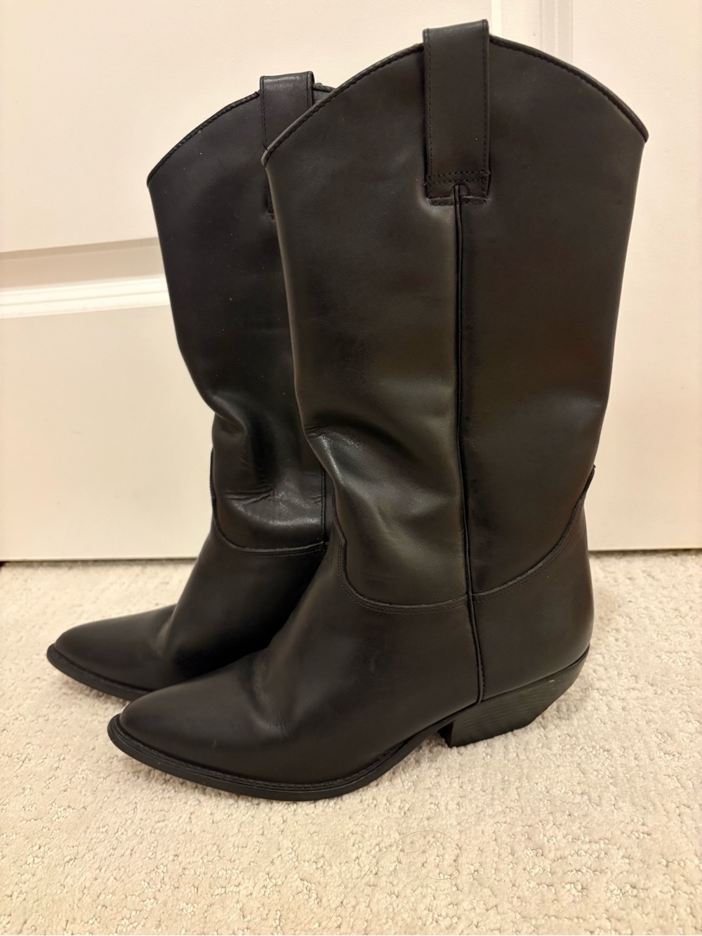 Vintage Thom McCan Classic Black Women's Cowboy / Western Boots